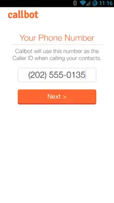 Callbot android App screenshot 2