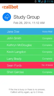 Callbot android App screenshot 3